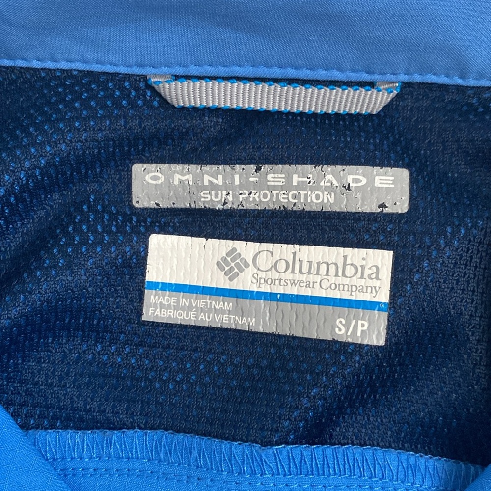 Columbia Omni-shade sun protection long sleeve hiking/ fishing size SP - Picture 6 of 9